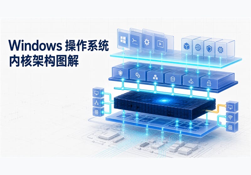Windows 操作系统内核架构图解-萝莉猫博客