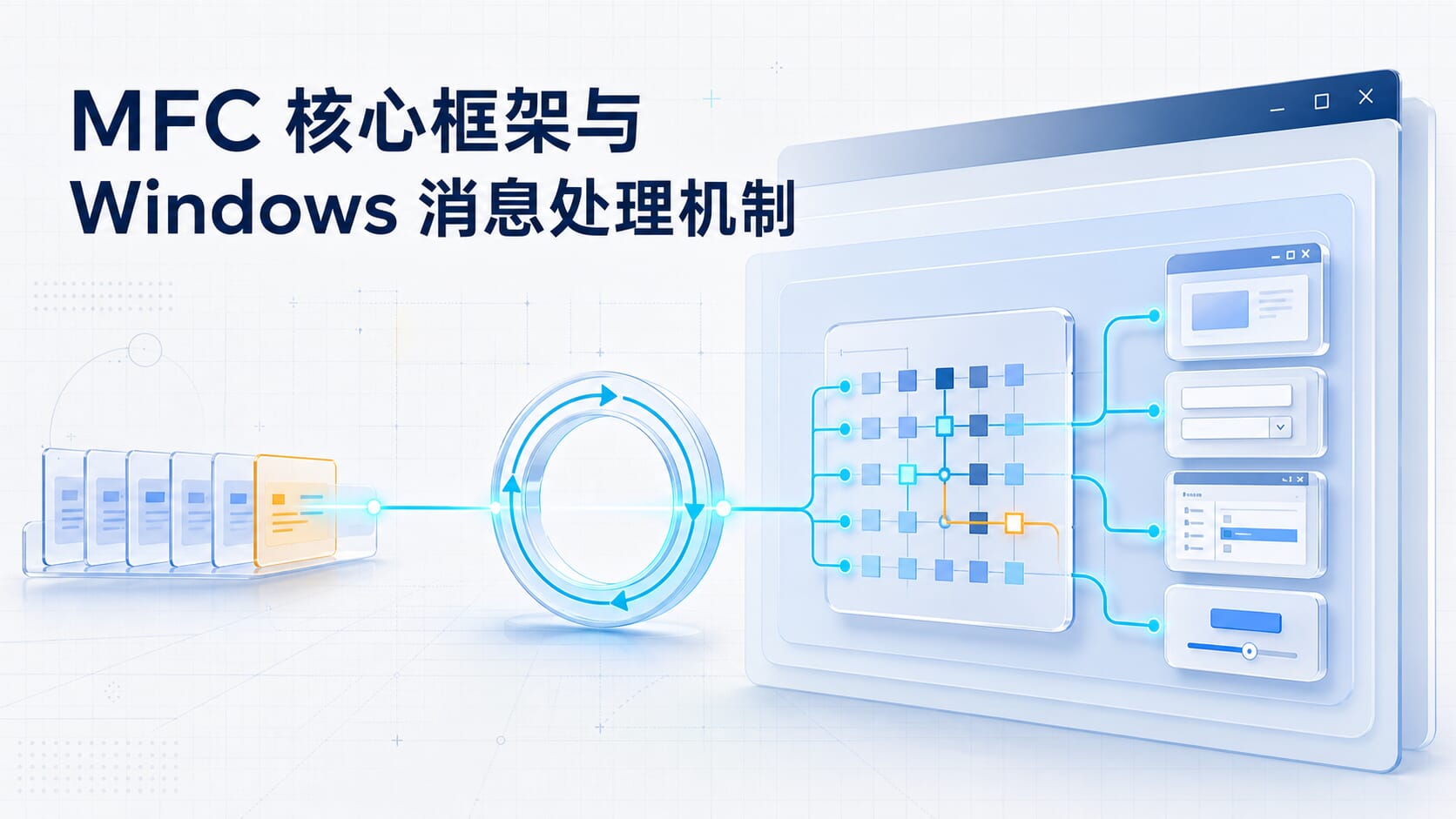 MFC 核心框架与 Windows 消息处理机制